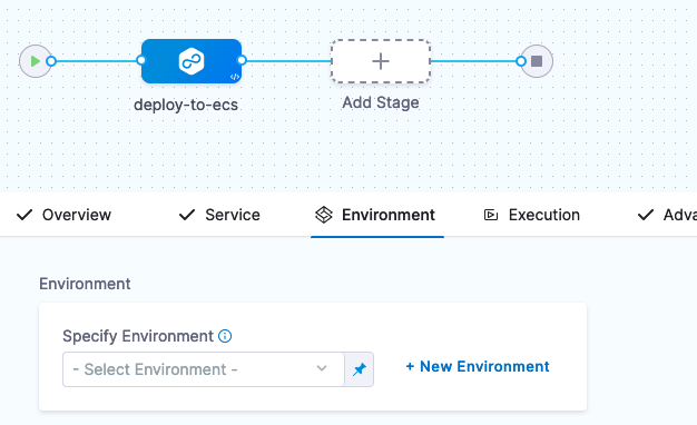 Specifiy Environment